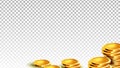 Coins Money Financial Wealth And Budget Vector