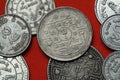 Coins of Nepal Royalty Free Stock Photo