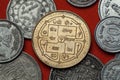 Coins of Nepal Royalty Free Stock Photo