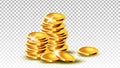 Coins Pile Stack Gambling Game Jackpot Vector