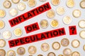 Inflation or speculation? Royalty Free Stock Photo