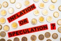 Inflation or speculation? Royalty Free Stock Photo