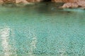 Coins in Trevi Fountain - Rome, Italy Royalty Free Stock Photo