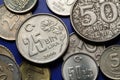 Coins of Turkey Royalty Free Stock Photo
