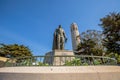 Coit Tower and Christopher Columbus