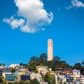 Coit Tower San Francisco California Royalty Free Stock Photo