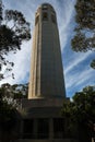 Coit Tower in San Francisco, California Royalty Free Stock Photo