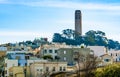 Coit Tower in San Francisco, California, USA Royalty Free Stock Photo