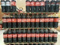Coke drinks at Giant Hypermarket, Malaysia Royalty Free Stock Photo