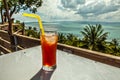 Coke glass on table. Royalty Free Stock Photo