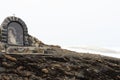 Lady Mary at Col de la Bonette, Maritime Alps, France Royalty Free Stock Photo