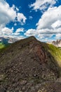 Col di Lana mountain peak in the Dolomites