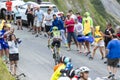 The Cyclist Dan Martin - Tour de France 2015 Royalty Free Stock Photo