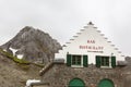 Col du Tourmalet summit in the Parc Natinale des Pyrenees, Royalty Free Stock Photo