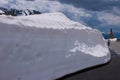 Col of petit saint bernard,savoie, france