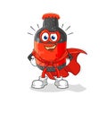 Cola heroes vector. cartoon character Royalty Free Stock Photo