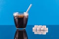 Cola, soda. Comparison of sugar content