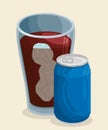 Cola soda icon