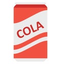 cola tin, tin pack Vector Icon that can be easily modified or edit Royalty Free Stock Photo