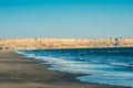 Colan beach peruvian coast Piura Peru Royalty Free Stock Photo