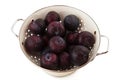 Colander fresh plums