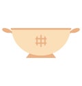 Colander Isolated Vector Icon editable