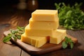 Fresh Colby A Cheese Lover\'s Delight. AI Generated