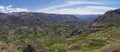 Colca Canyon panorama, Peru,South America. Incas to build Farming terraces. Royalty Free Stock Photo