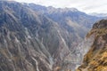 Colca Canyon, Peru Panorama Royalty Free Stock Photo