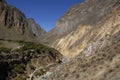 Colca river, Colca canyon, Peru Royalty Free Stock Photo
