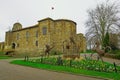 Colchester Castle, in Colchester, Essex, in April, 2023. Royalty Free Stock Photo