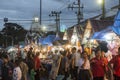 THAILAND ISAN PHIMAI CLOCK TOWER STREETMARKET