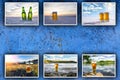 Cold beer. Background for advertising. Royalty Free Stock Photo