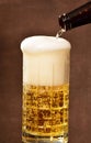 Cold Beer being poured