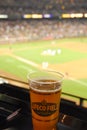 Cold Beer at Safeco Field Royalty Free Stock Photo