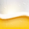 Cold Beer Texture with Condensation Drops Royalty Free Stock Photo