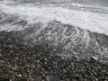 Black winter sea 5 Royalty Free Stock Photo