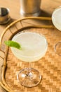 Cold Boozy LIme Daquiri Cocktail