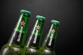 Cold bottle of Heineken Lager Beer Royalty Free Stock Photo