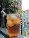 An cold brew americano soda to freshen your rainy day.