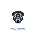 Cold Calling icon. Simple element