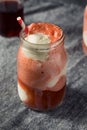 Cold Cherry Cola Ice Cream Float Royalty Free Stock Photo