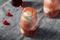 Cold Cherry Cola Ice Cream Float Royalty Free Stock Photo