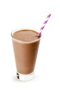 Cold chocolate milk Royalty Free Stock Photo