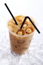 Cold coffee drink Royalty Free Stock Photo