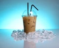 Cold coffee drink Royalty Free Stock Photo