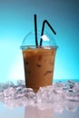 Cold coffee drink Royalty Free Stock Photo