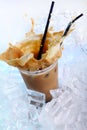Cold coffee drink Royalty Free Stock Photo