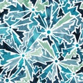 Cold color cracks seamless pattern