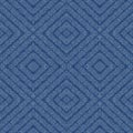 Cold Cross Repeat Vector Seamless Pattern. Jeans